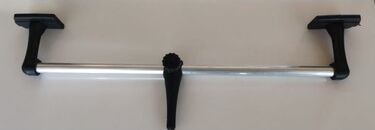 Cam Balkon Dayama 30 cm Siyah