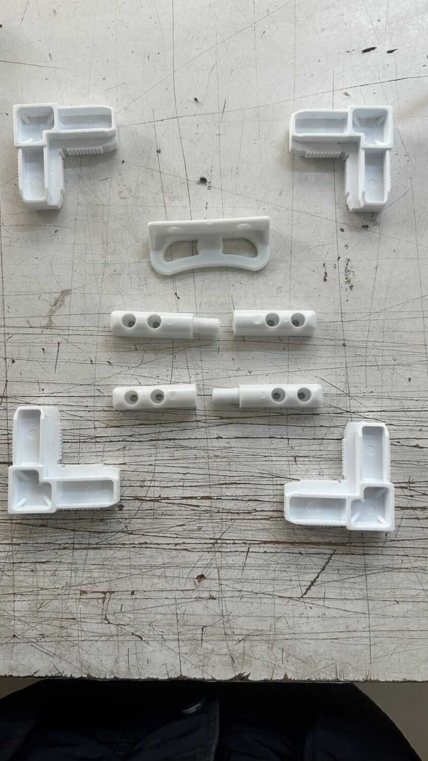 SİNEKLİK TAMİR 17X25 Menteşeli Sineklik Seti Beyaz 12 ADET VİDA