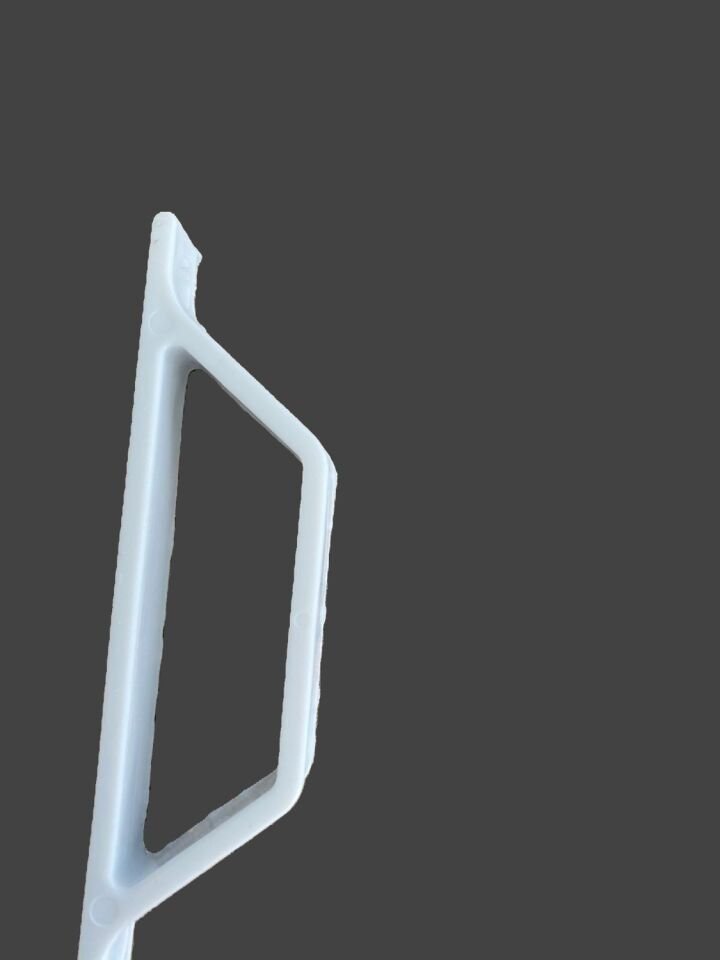 Sineklik  D Tipi Tutamak Pvc Plastik  Beyaz Renk TUTAMAK  4 Adet  VİDA 8 ADET