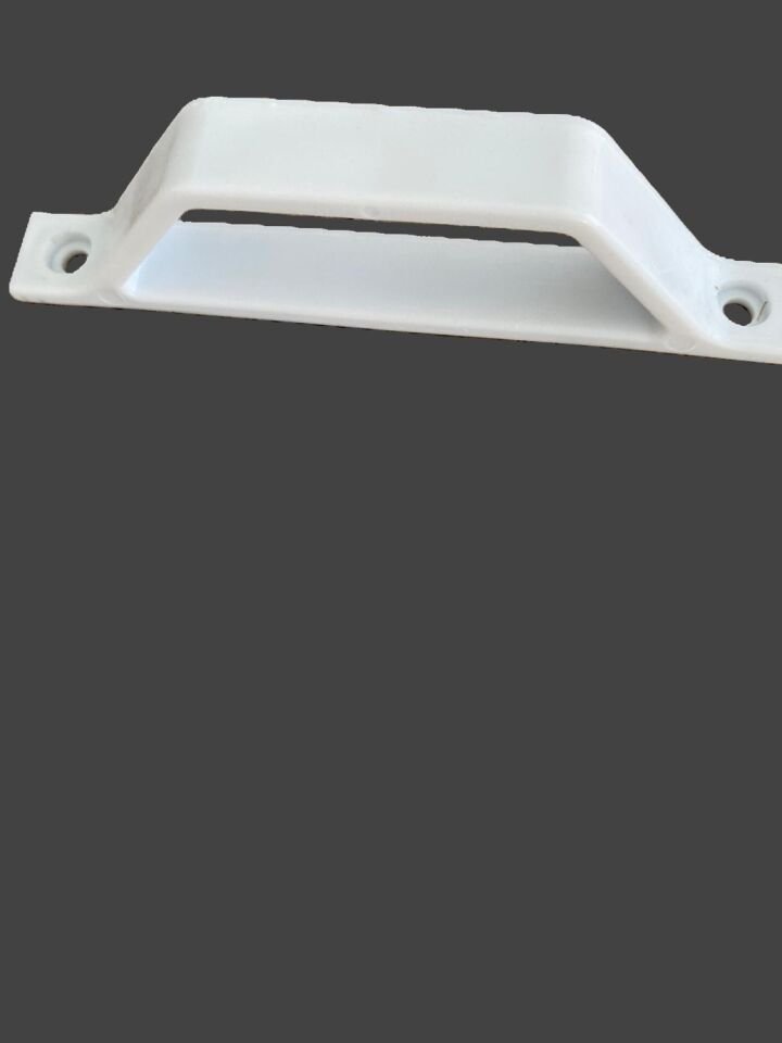 Sineklik  D Tipi Tutamak Pvc Plastik  Beyaz Renk TUTAMAK  4 Adet  VİDA 8 ADET