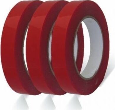Akrilik Silikon Bant Şeffaf Çift Taraflı 3 Adet 18 mm x 2 m