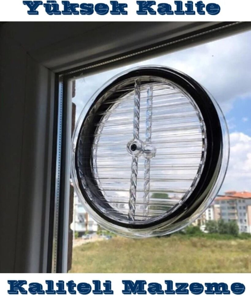 Şeffaf Doğalgaz Cam Menfez Havlandırma Kapağı