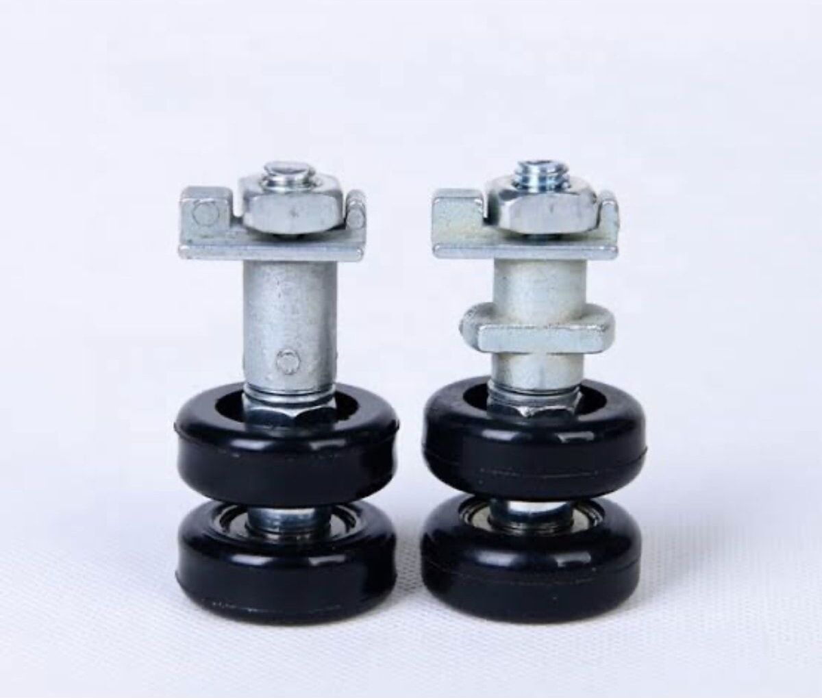 Cam Balkon Tekerleri, 8 Adet, Erkek ve Dişi, Kertikli ve Kertiksiz Seçeneklerle