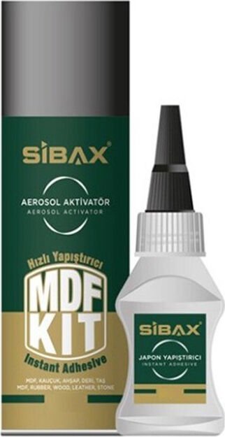 Sibax Hızlı Yapıştırıcı Aktivatörlü Mdf Kit 400 ml -200 ml