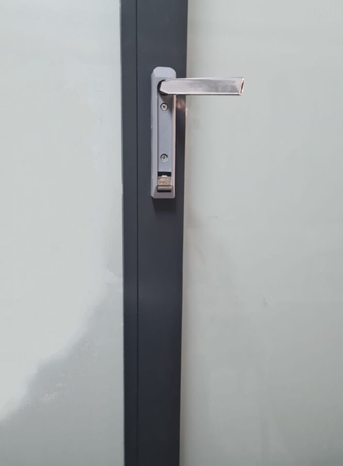 EYLÜL Cam  Balkon Kolu Ispanyolet Kol (Gri)