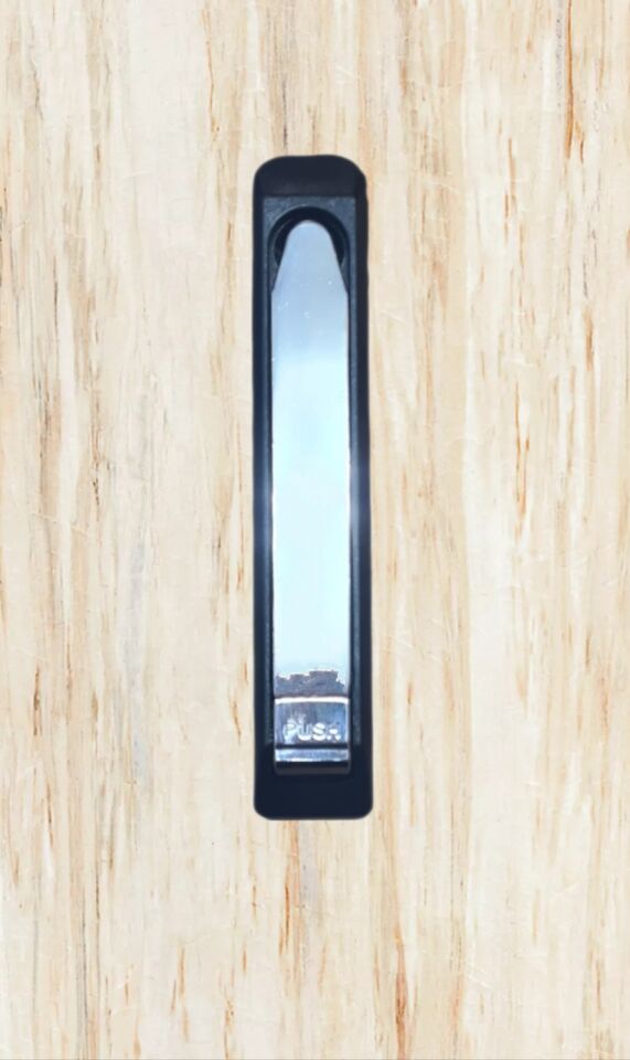 EYLÜL Cam Balkon Kolu Ispanyolet Kol (Siyah)