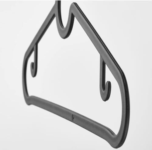 Askı Dolap Içi Elbise Askısı,pantolon,gömlek,ceket,etek Askısı,gardrop Için Slim Plastik Askı (10 Adet)()