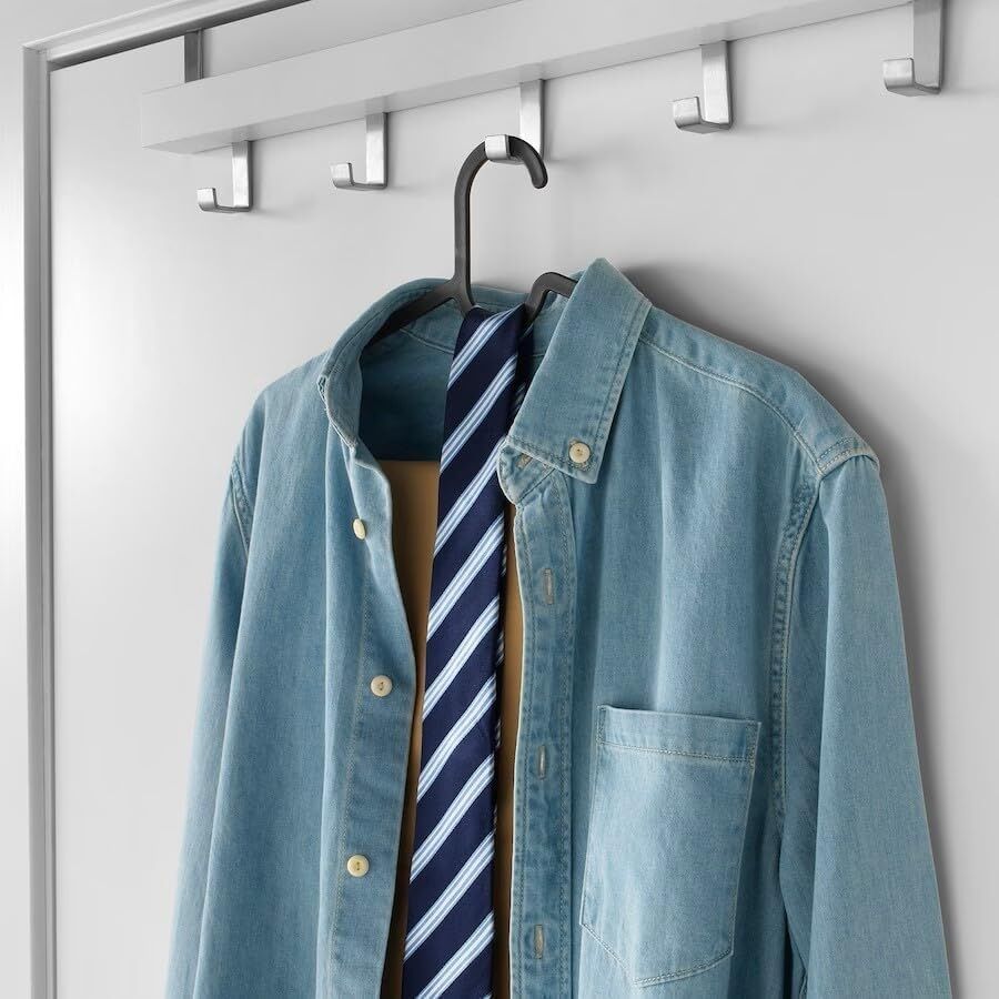 Askı Dolap Içi Elbise Askısı,pantolon,gömlek,ceket,etek Askısı,gardrop Için Slim Plastik Askı (10 Adet)()