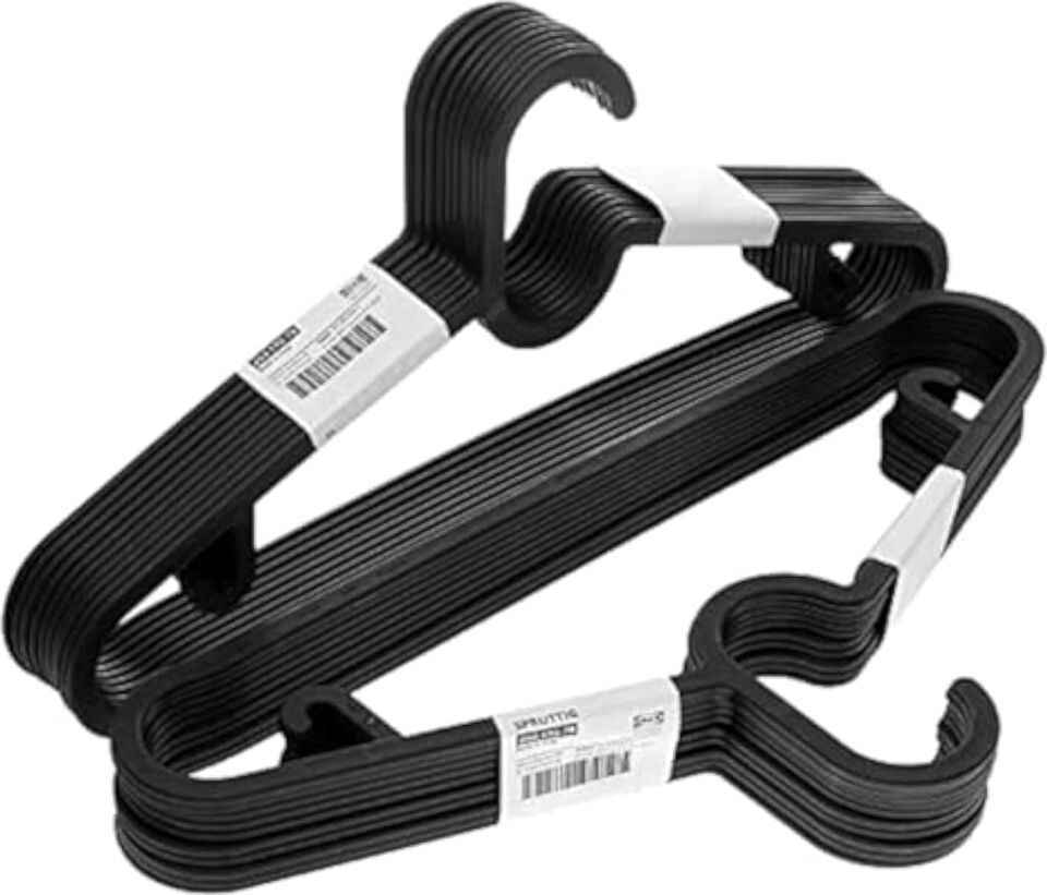 Askı Dolap Içi Elbise Askısı,pantolon,gömlek,ceket,etek Askısı,gardrop Için Slim Plastik Askı (10 Adet)(Kaliteli)