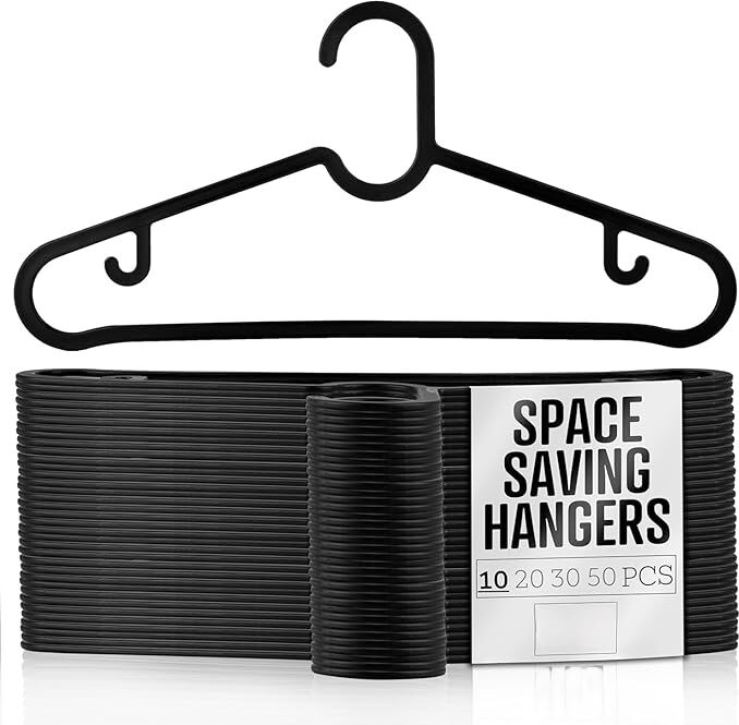 20 Adet Dolap Içi Elbise Askısı,pantolon,gömlek,ceket,etek Askısı,gardrop Için Slim Plastik Askı (20 Adet)