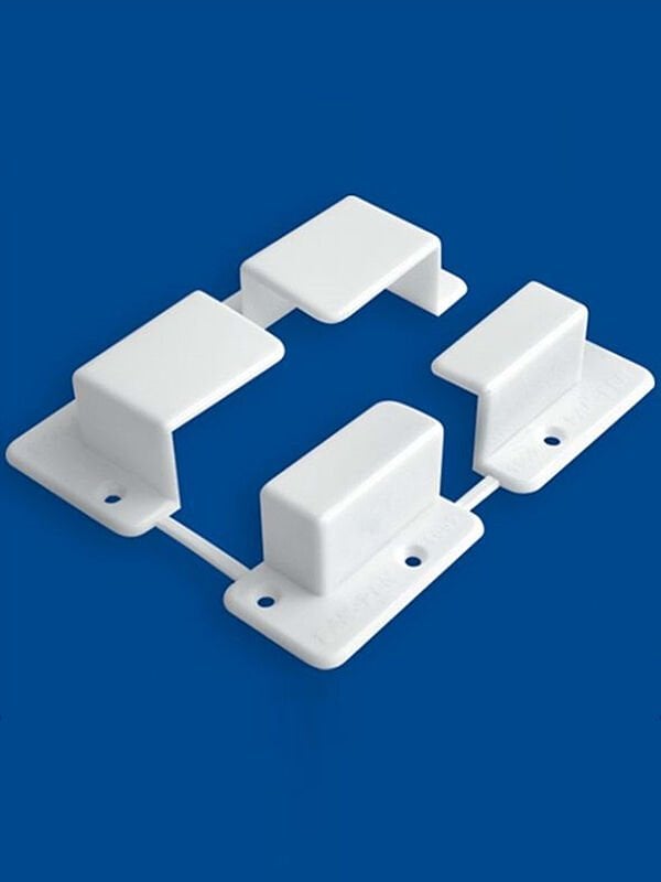 17*25 Sineklik Bağlama 4'lü Papuç Beyaz 5 Takım