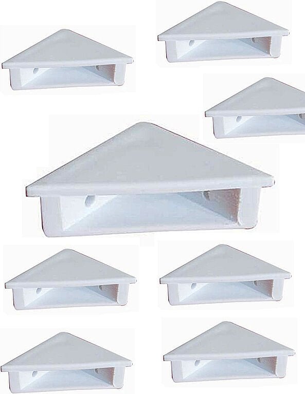 17*25 Sineklik Muska Beyaz (Mukavemet Takozu) 8 Adet