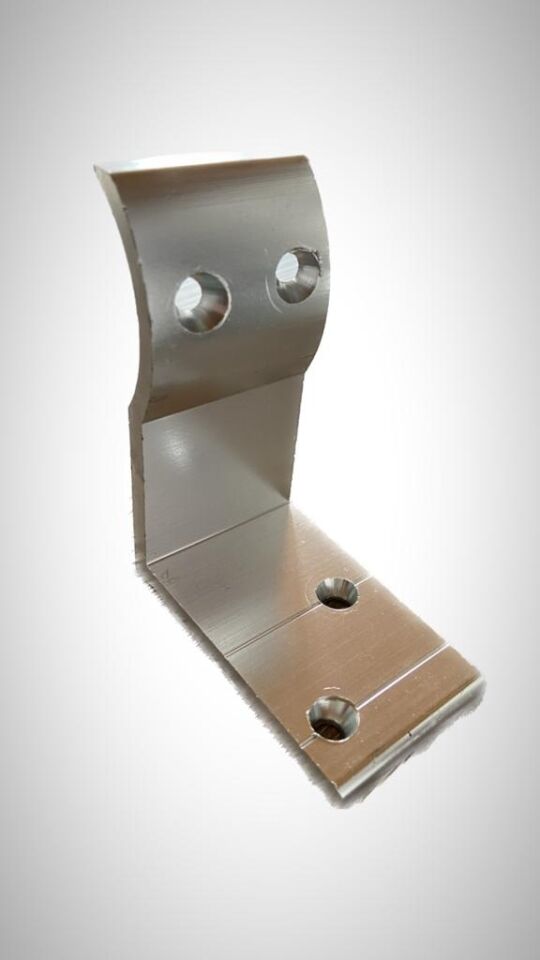 Alüminyum Korkuluk Küpeşte Boru Tutucu L Ayak