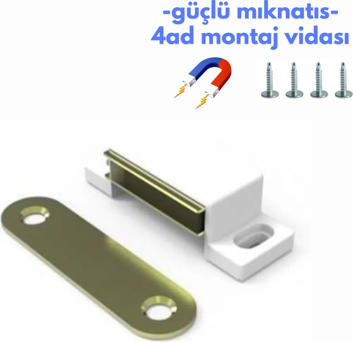 Sineklik Mıknatıs Sineklik Çıt Çıt Mıknatıslı Sineklik Kilitleme Açma Kapama