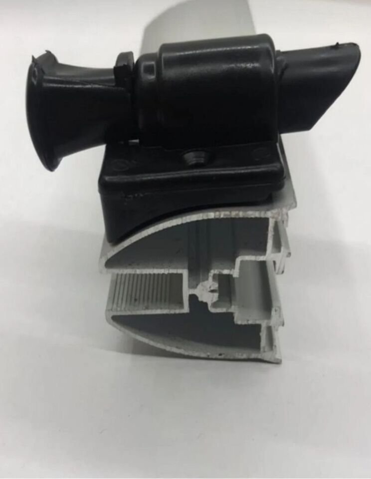 Cam Balkon Kilidi | Emniyet Plastik Kilit | Boncuklu Ip Zincir Takım Seti | (Siyah) 1 Adet