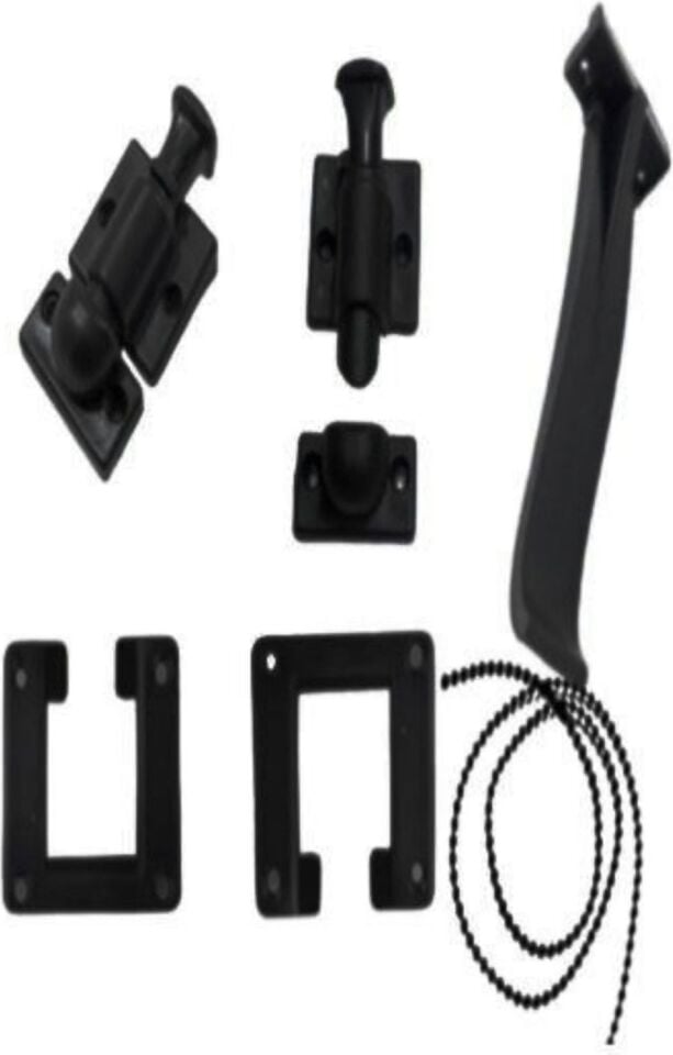 Cam Balkon Kilidi ve Zincir Seti, Sağlam ve Şık Güvenlik Çözümü