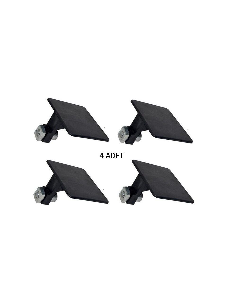 Cam Balkon Çıkış Kapağı ( 4ADET ) Siyah Kaliteli Plastik