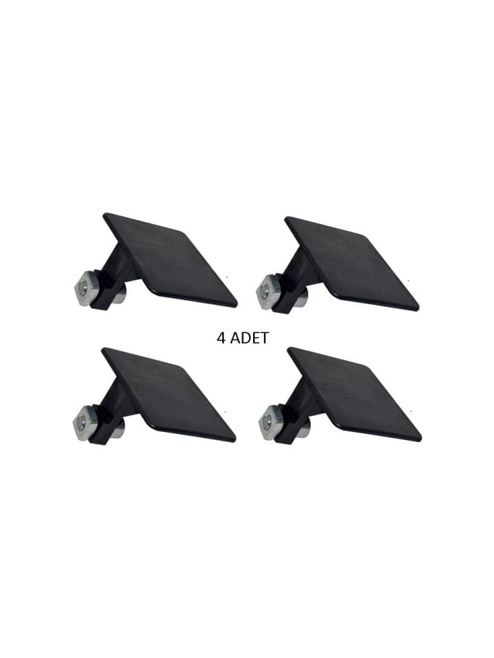 Cam Balkon Çıkış Kapağı ( 4ADET ) Siyah Kaliteli Plastik