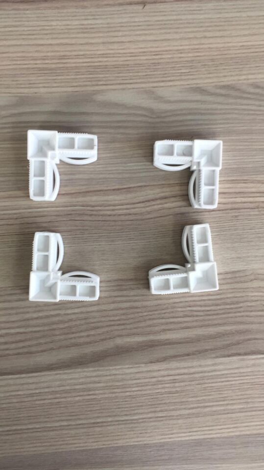 17X25 Sineklik Takozu 90 Derece Beyaz