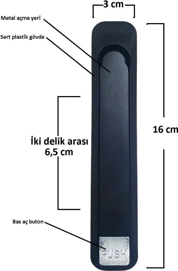 Cam Balkon Kolu - Bas Aç Kol - Tuşlu Kol - Pusu Kol