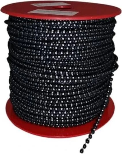 Cam Balkon Kilit Zinciri 5 Metre ( Siyah )