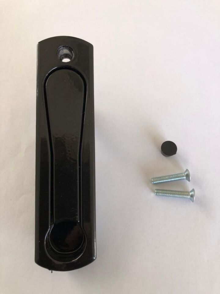 A+ Alüminyum Gömme Sürme Gizli Kol (Siyah)