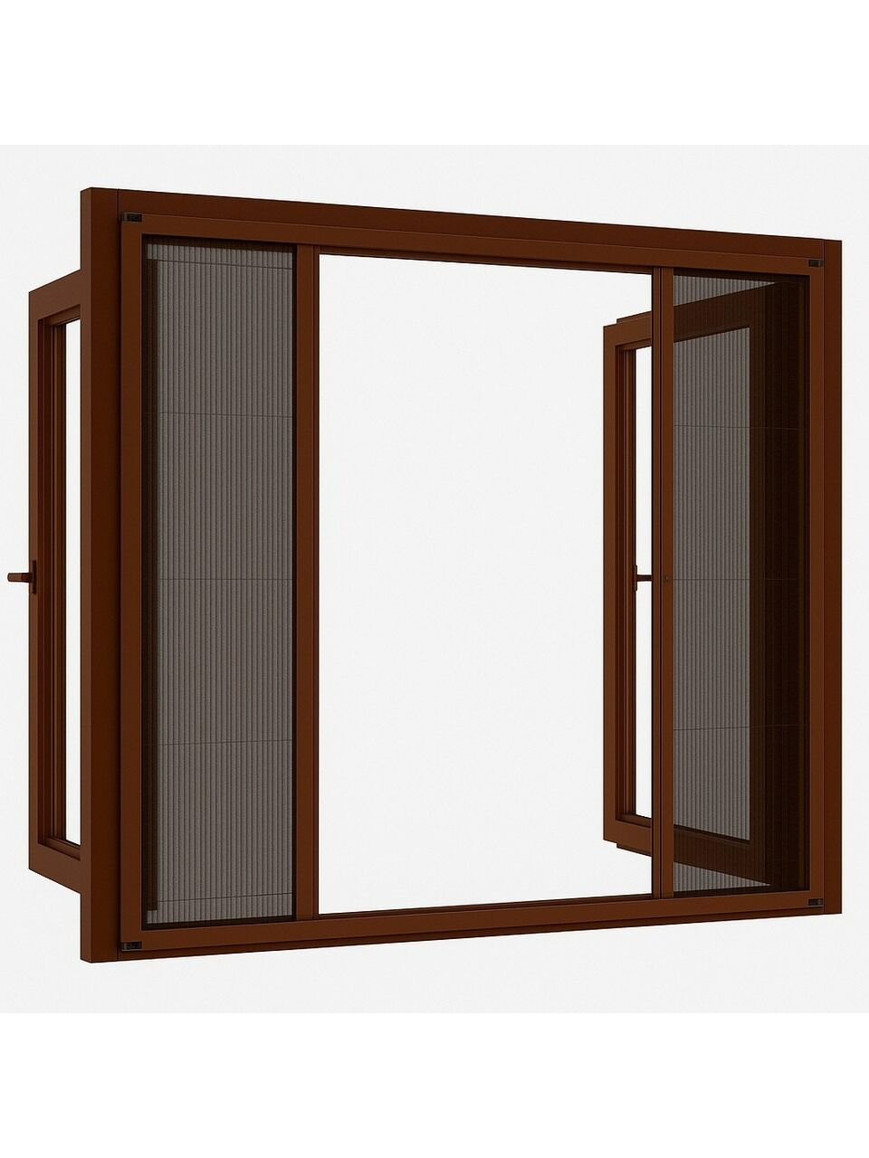 Plise Pileli Akordiyon Sürgülü Kapı Sinekliği