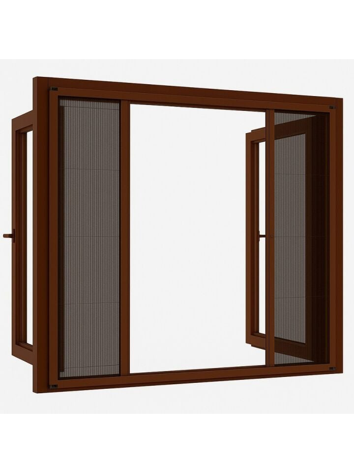 Plise Pileli Akordiyon Sürgülü Kapı Sinekliği