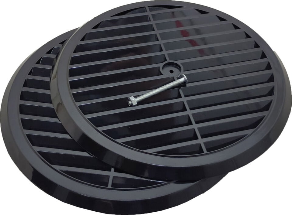 Doğalgaz Cam Menfezi Siyah Panel Doğalgaz Cam Menfezi Uzun Vida