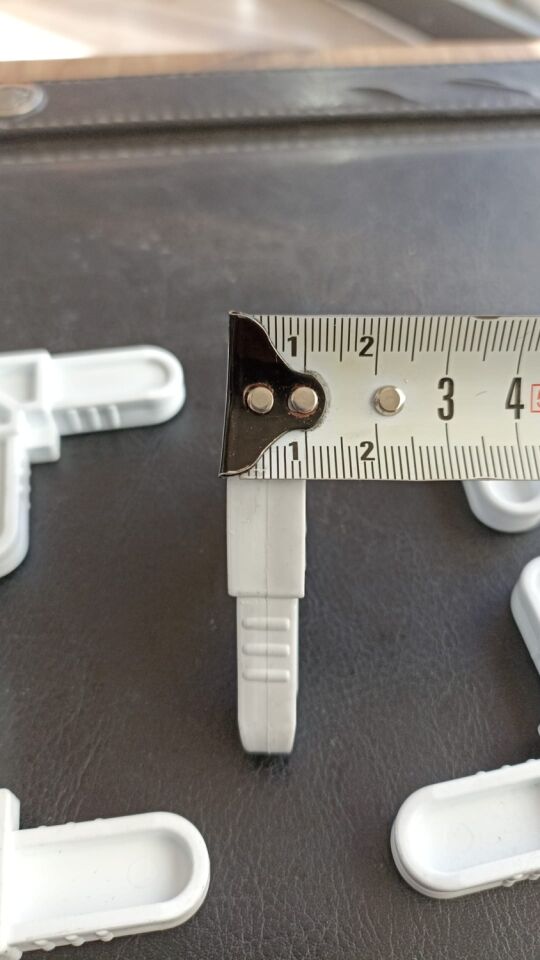 10x20 Cm Sineklik Köşe Takozu Beyaz 4 Adet