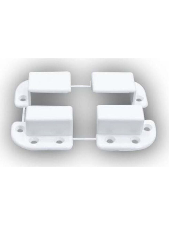 Eylül Cam Balkon Sineklik Sabitleme Köşe Takozlari (1takim) Beyaz