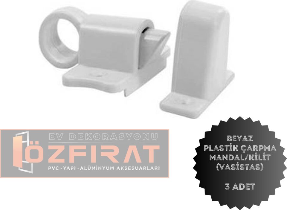 Pvc Pimapen Vasistas Çarpma Dilli Kilit Banyo Tuvalet Pencere kilidi