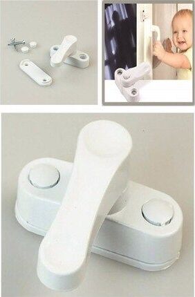 5 Adet Pvc Kapı Pencere Emniyet Kilidi Pimapen Düğmeli Kilit Bebek Çocuk Güvenlik