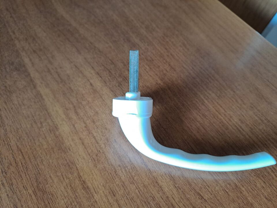 Pvc Kolu Beyaz Aliminyum 1adet