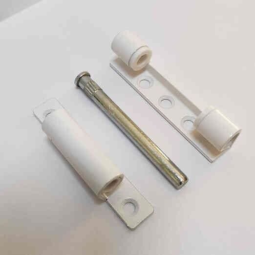 Evaplast Pvc Menteşesi 90MM Zamak Beyaz