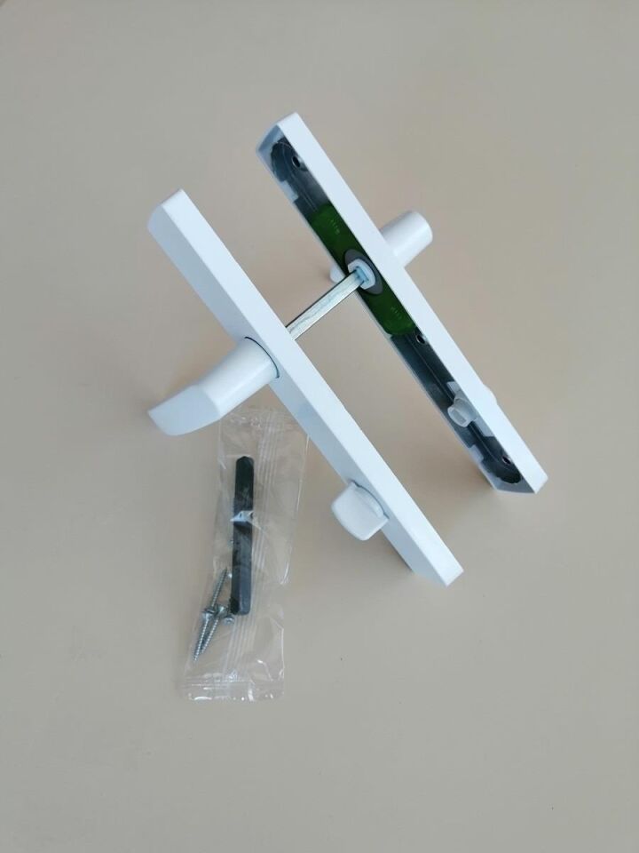 Wc Pvc Kapı Kolu Plastik Beyaz