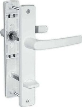 Pvc Kapı Kolu Wc Alüminyum (Beyaz)