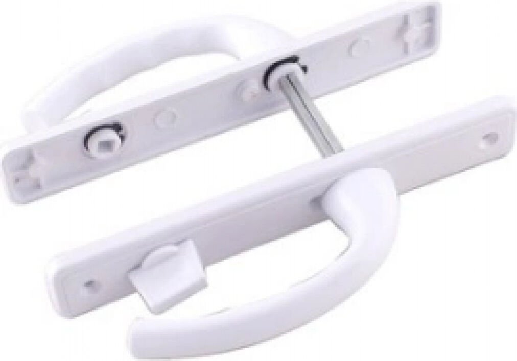 Poşetli Banyo-Wc - Kilitli Beyaz Pvc Kapı Kolu (4887)