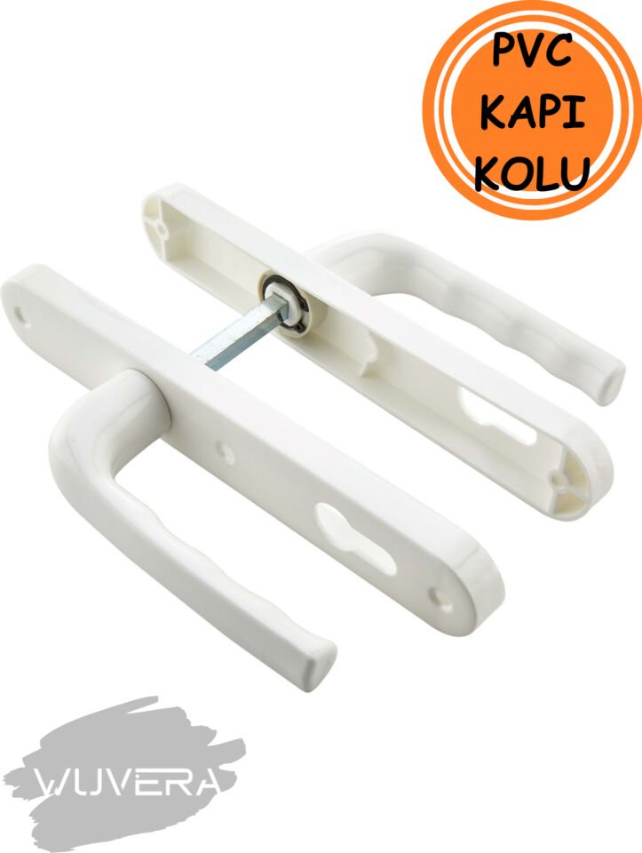 Pvc Kapı Kolu Takımı – Sert Plastik, Vidalı Montaj ile Pratik Kullanım