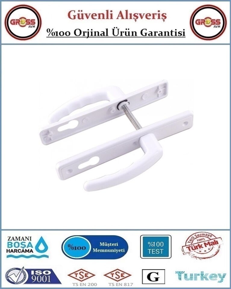 Pimapen Pvc Kapı Kolu - Yale - 2'li Takım