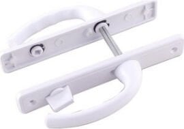 Poşetli Banyo-Wc - Kilitli Beyaz Pvc Kapı Kolu (4767)