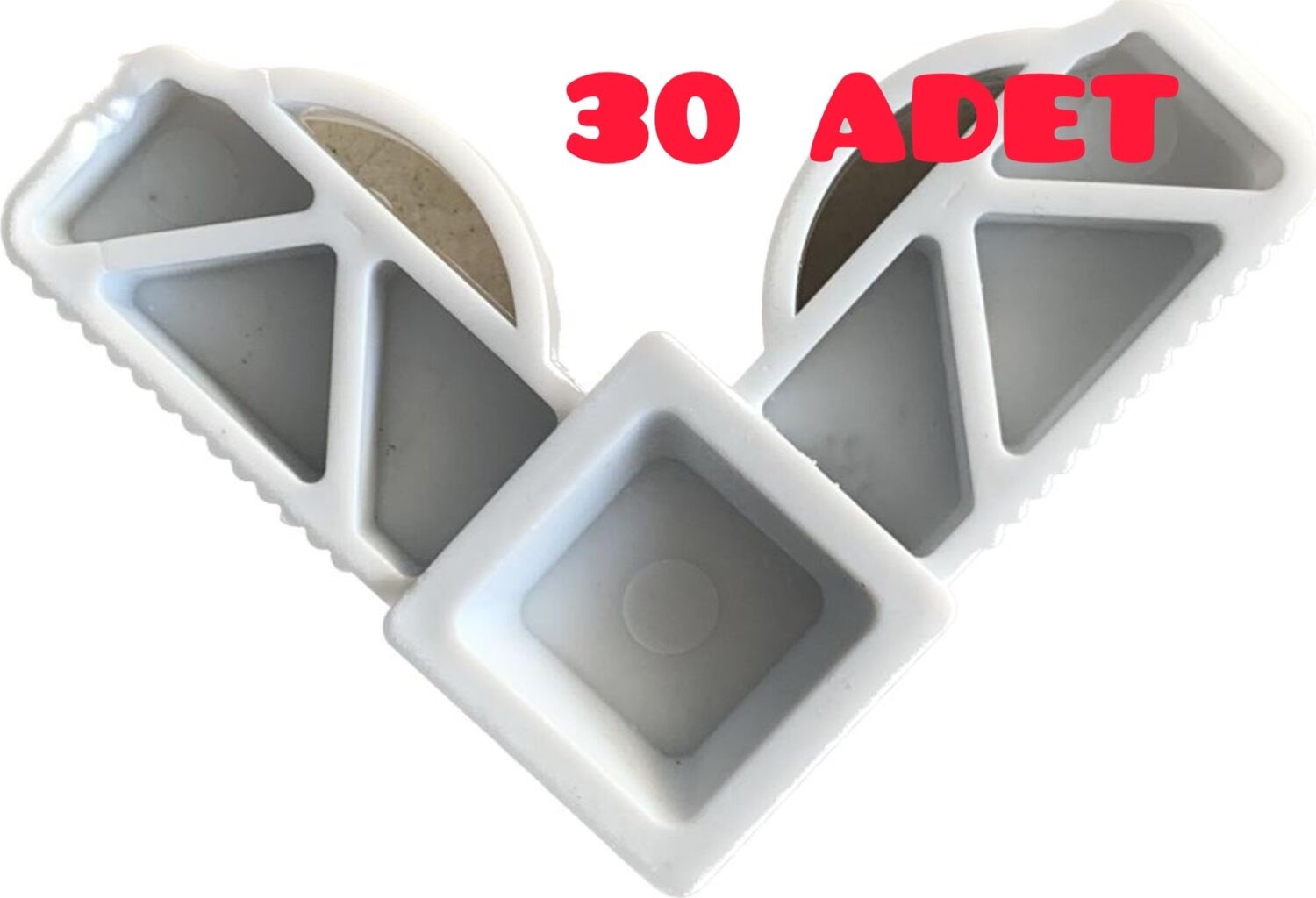 30 Adet 17*25 Sineklik Köşe Takozu