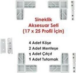 Sineklik Aksesuar Seti Beyaz Renk