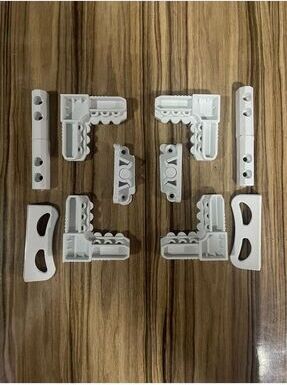 Beyaz Sineklik Aksesuar Seti Kapı 17X25