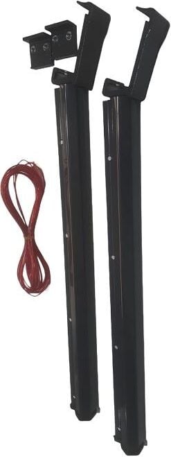 Alüminyum Antrasit Balkon Kurutma Askıs Kare Korkuluk 60X25