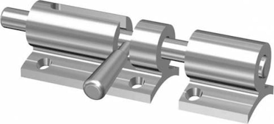 Flaş Group Alüminyum Korkuluk Küpeşte Tek Sürgü Kilitleme Yuvarlak Boru