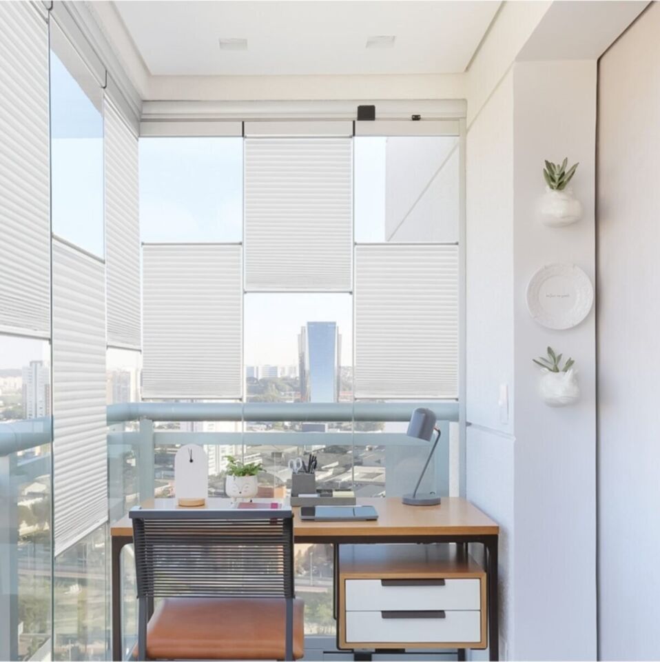 Eylül Cam Balkon ve Ofis Perdesi Plise Perde Katlanır Perde