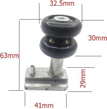 Eylül Cam Balkon Tekeri ( 5 Takım )